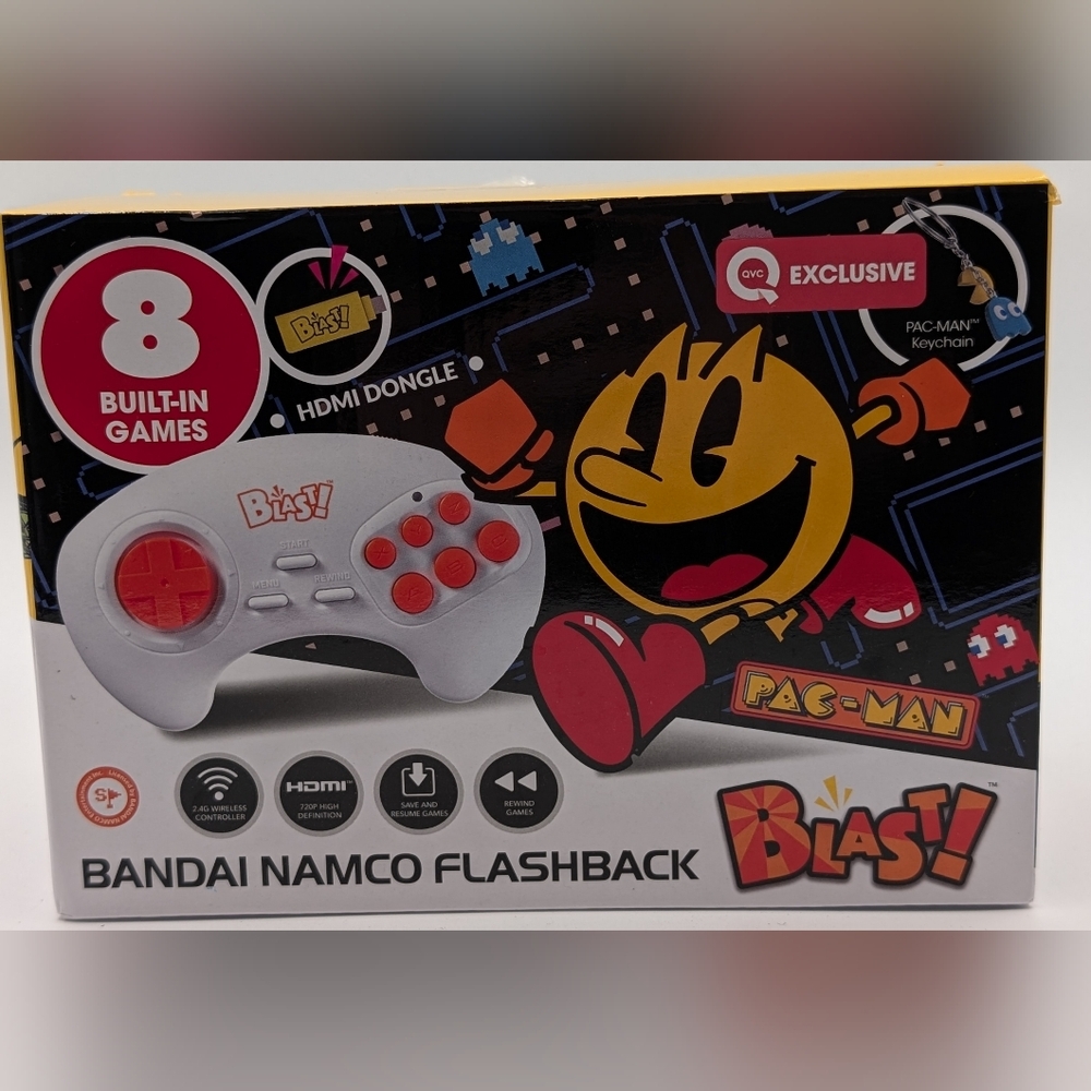 Namco Bandai Flashback Blast Console With 8 Built-in Games.